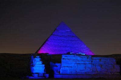 Afternoon and evening in cairo from hurghada to see sound and light show at pyramids